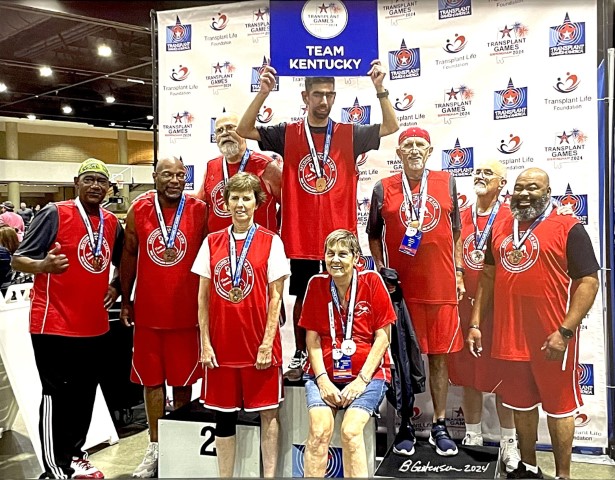 Image of Team Kentucky Basketball – Bronze Medal at Transplant Games by Bobbie Gutenson from Versailles